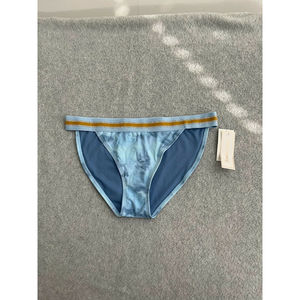 NWT $20 Hula Honey Blue Tie-Dye Hana Beach Print Swim Bottoms, US Large